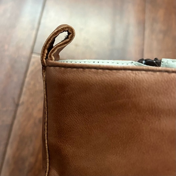 Kenneth Cole Brown Leather Men's Boots withSquared Toes, Size 9 - Picture 11 of 16